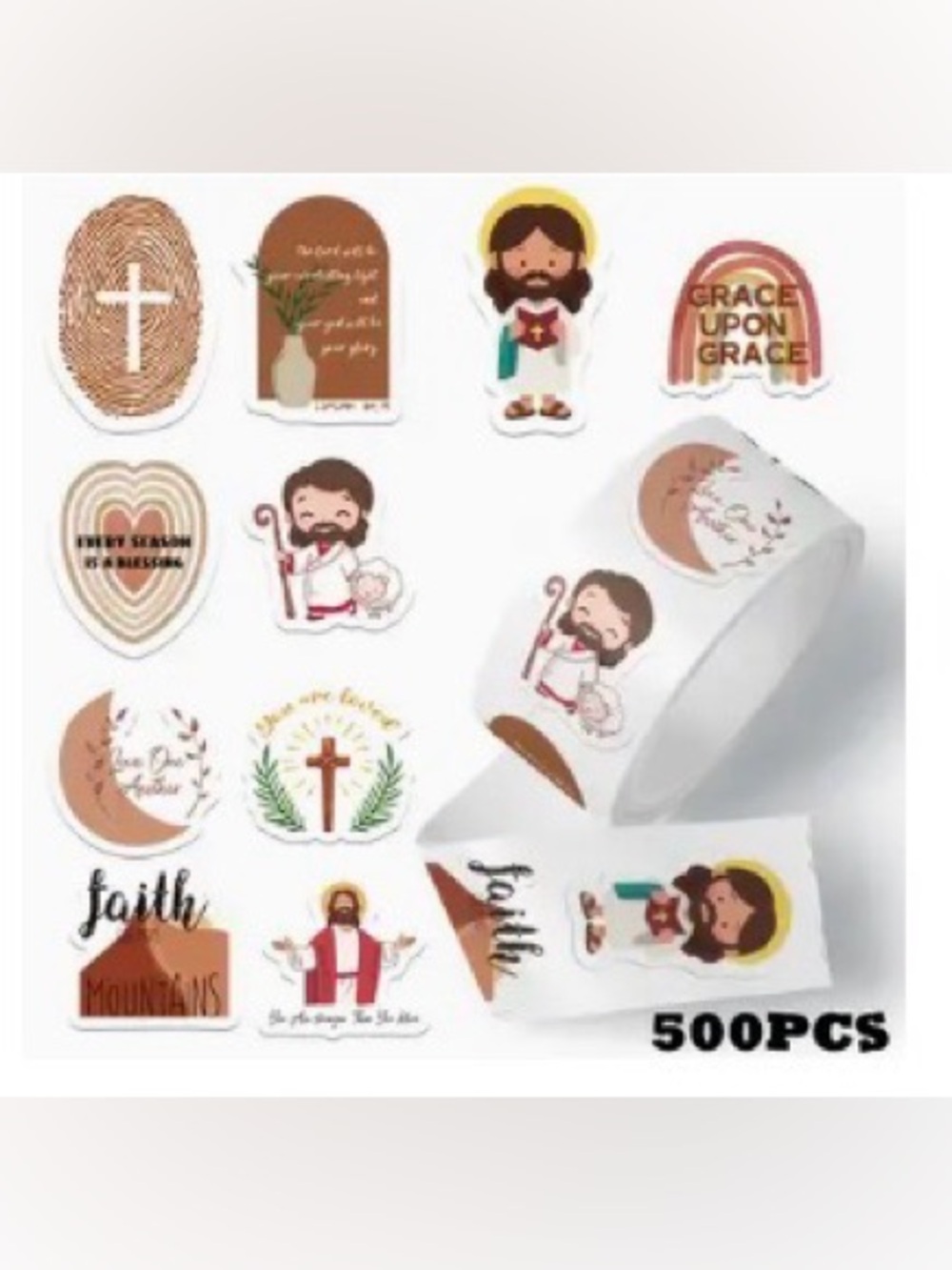 Jesus 500 Sticker Pack